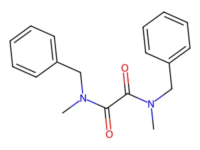 N,N'-Dibenzyl-N,N'-dimethyloxamide structure