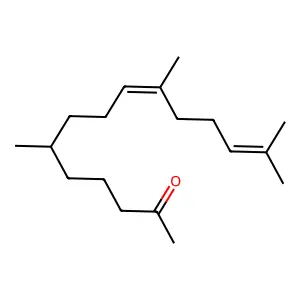 9,13-Pentadecadien-2-one, 6,10,14-trimethyl- structure