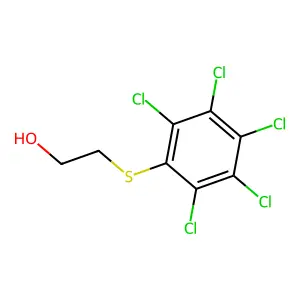 2-[(Pentachlorophenyl)sulfanyl]ethan-1-ol structure