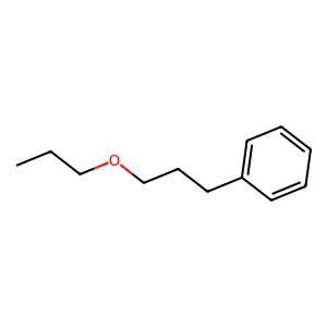 Benzene, (3-propoxypropyl)- structure