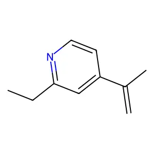 2-Ethyl-4-prop-1-en-2-ylpyridine structure