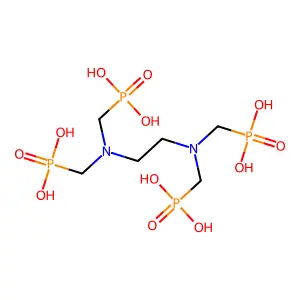 乙二胺四亞甲基膦酸 structure