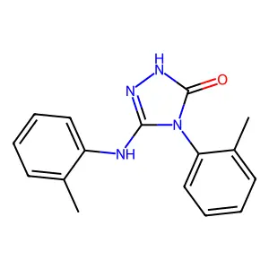 3-(2-methylanilino)-4-(2-methylphenyl)-1H-1,2,4-triazol-5-one structure