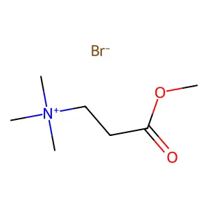 3-Methoxy-N,N,N-trimethyl-3-oxopropan-1-aminium bromide structure