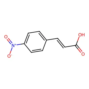 (Z)-3-(4-Nitrophenyl)acrylic acid structure