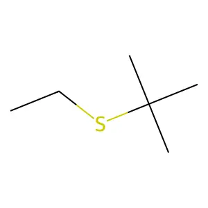 Propane, 2-(ethylthio)-2-methyl- structure