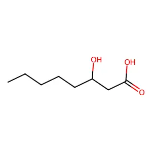 3-羟基辛酸 structure