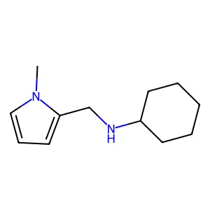 N-[(1-methyl-1H-pyrrol-2-yl)methyl]cyclohexanamine structure