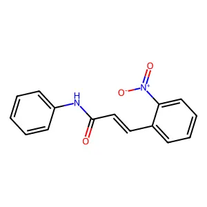 (E)-3-(2-硝基苯基)-N-苯基丙烯酰胺 structure