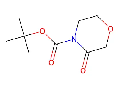 tert-butyl N-((3R)-2-oxooxolan-3-yl)carbamate structure