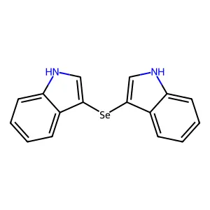 3-(1H-indol-3-ylselanyl)-1H-indole structure