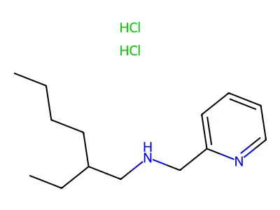(2-Ethylhexyl)(2-pyridylmethyl)amine structure