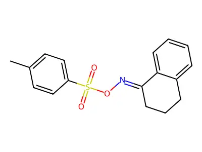 [(E)-3,4-dihydro-2H-naphthalen-1-ylideneamino] 4-methylbenzenesulfonate structure