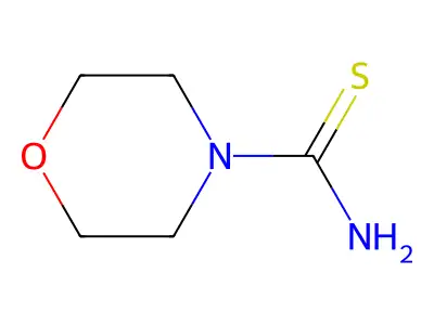 4-Morpholinecarbothioamide structure