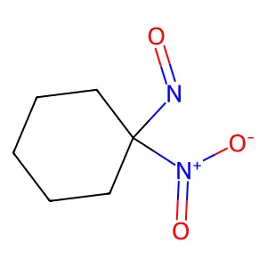 Cyclohexane, 1-nitro-1-nitroso- structure