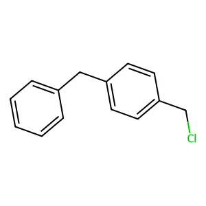 Benzene, 1-(chloromethyl)-4-(phenylmethyl)- structure