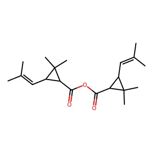 菊酸酐 structure