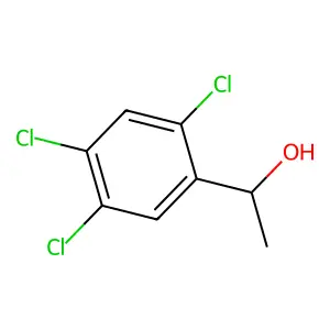 2,4,5-Trichlorophenylethanol structure