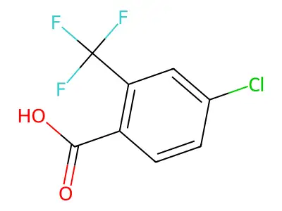 4-Chloro-2-(trifluoromethyl)benzoic acid structure