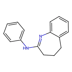 N-phenyl-4,5-dihydro-3H-1-benzazepin-2-amine structure