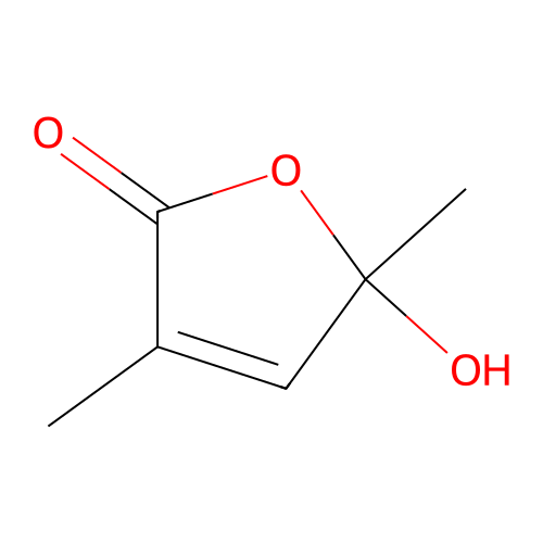 5-Hydroxy-3,5-dimethyl-2,5-dihydrofuran-2-one structure
