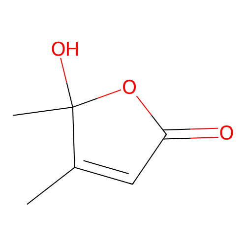 5-Hydroxy-4,5-dimethyl-2(5H)-furanone structure