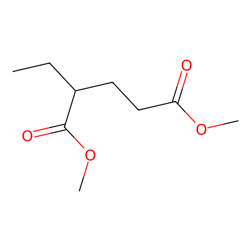 Dimethyl 2-ethylpentanedioate structure