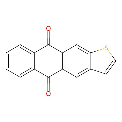 Anthra[2,3-b]thiophene-5,10-dione structure