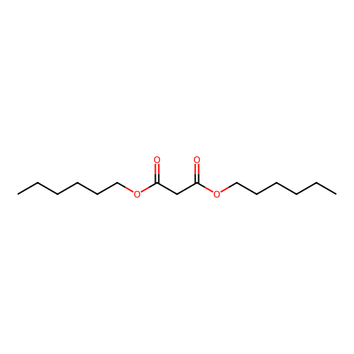 Dihexyl Malonate structure
