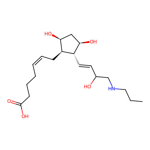 17-Azaprostaglandin F2alpha structure
