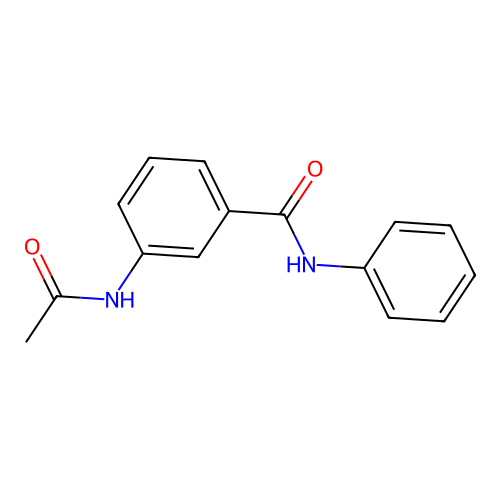 3-(acetylamino)-N-phenylbenzamide structure