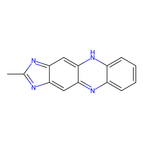 2-methyl-1H-imidazo[4,5-b]phenazine structure