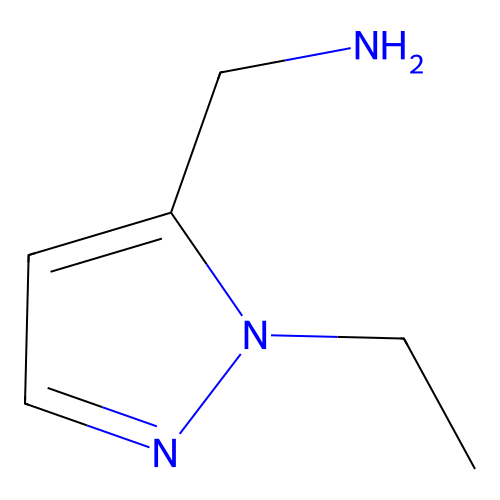 (1-乙基-1H-吡唑-5-基)甲胺 structure