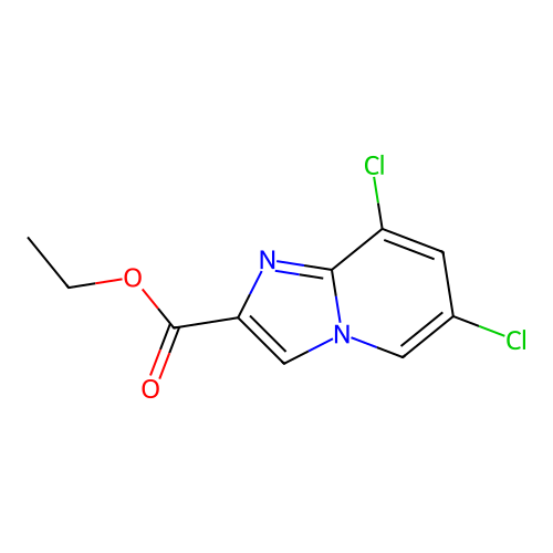 Ethyl 6,8-dichloroimidazo[1,2-a]pyridine-2-carboxylate structure