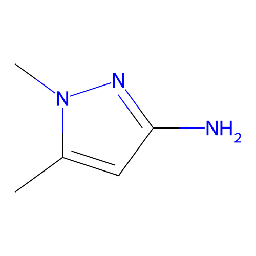 1,5-dimethyl-1H-pyrazol-3-amine structure