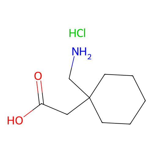 Gabapentin hydrochloride structure