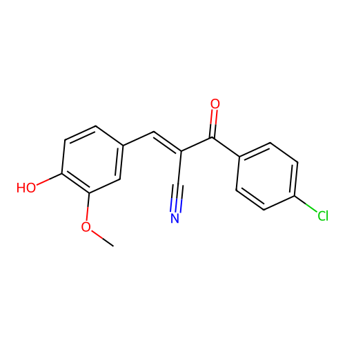 Carbonitrile-chalcone 4 structure