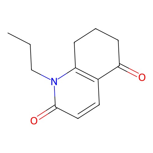 2,5(1H,6H)-Quinolinedione, 7,8-dihydro-1-propyl- structure