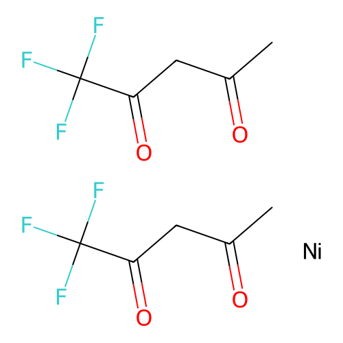 Nickel;1,1,1-trifluoropentane-2,4-dione structure