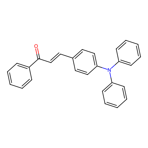 3-(4-Diphenylamino-phenyl)-1-phenyl-propenone structure