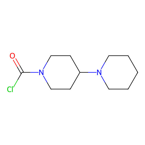 4-Piperidinopiperidine-1-carbonyl chloride structure