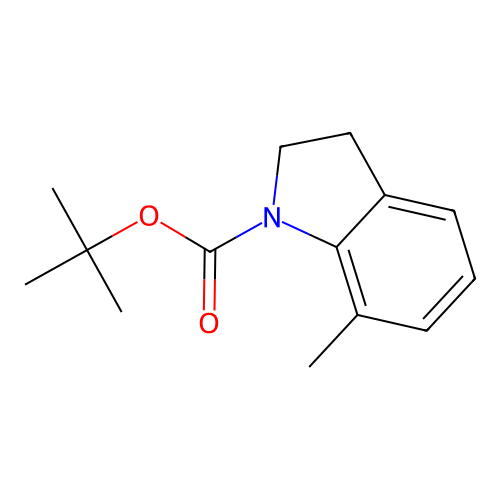 tert-Butyl 7-methylindoline-1-carboxylate structure