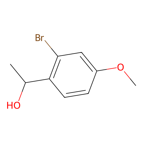 1-(2-Bromo-4-methoxyphenyl)ethan-1-ol structure