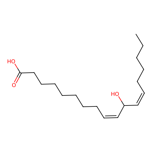 (9Z,12Z)-11-Hydroxy-9,12-octadecadienoic acid structure