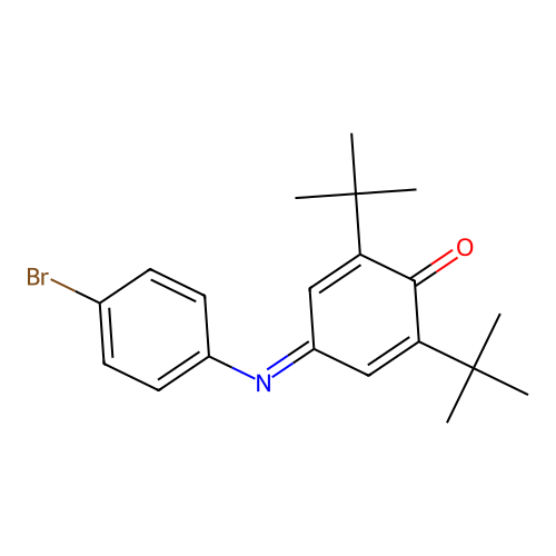 4-[(4-Bromophenyl)imino]-2,6-di-tert-butylcyclohexa-2,5-dien-1-one structure
