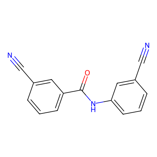 3-cyano-N-(3-cyanophenyl)benzamide structure