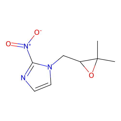 1-[(3,3-Dimethyloxiran-2-yl)methyl]-2-nitroimidazole structure