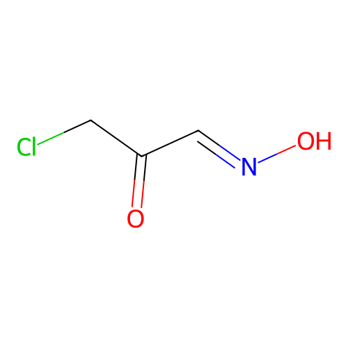 (3E)-1-chloro-3-hydroxyiminopropan-2-one structure