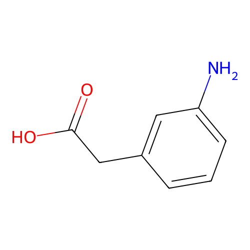 (3-Aminophenyl)acetic acid structure