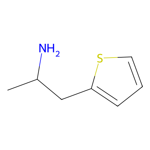1-(2-噻吩基)-2-丙胺 structure